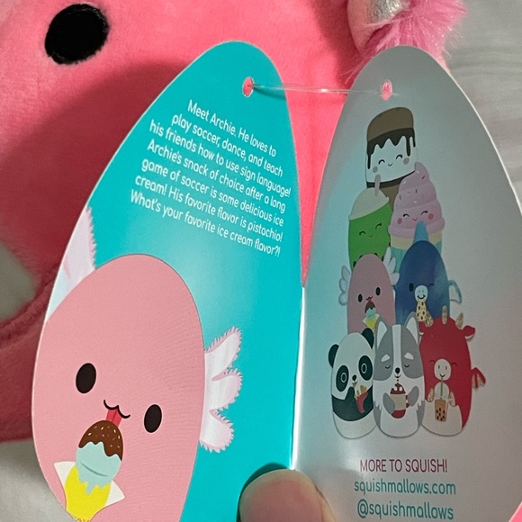 6 inch Archie with ice cream snow exclusive summer squishmallow - Picture 3 of 3